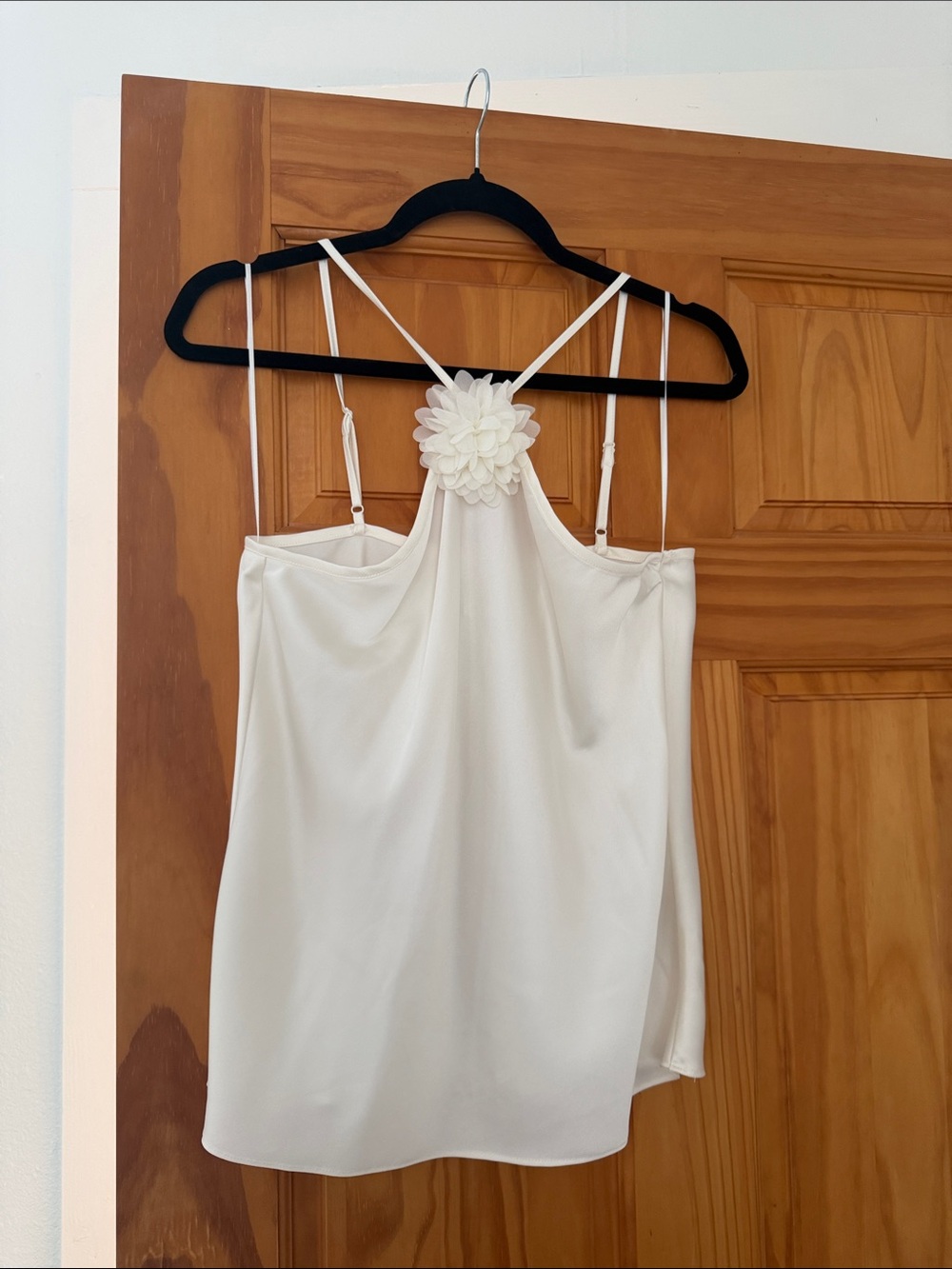 Cynthia Rowley White Floral Halter Top